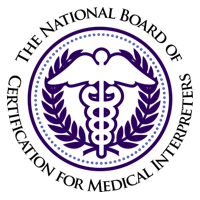National Board of Certification for Medical Interpreters logo